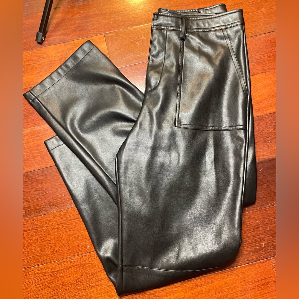 7 For All Mankind Faux Leather Pants